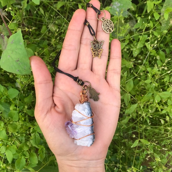 Jewelry - Handmade Amethyst necklace